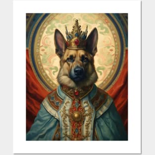 German Shepherd The King Posters and Art